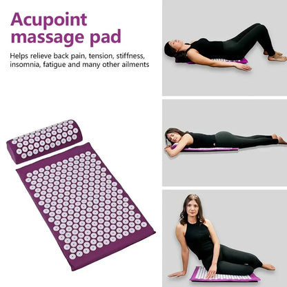 Acupressure Therapy Mat & Pillow Set